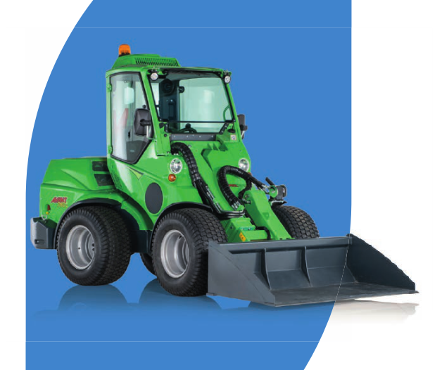 Minicargadora Avant para servicios urbanos